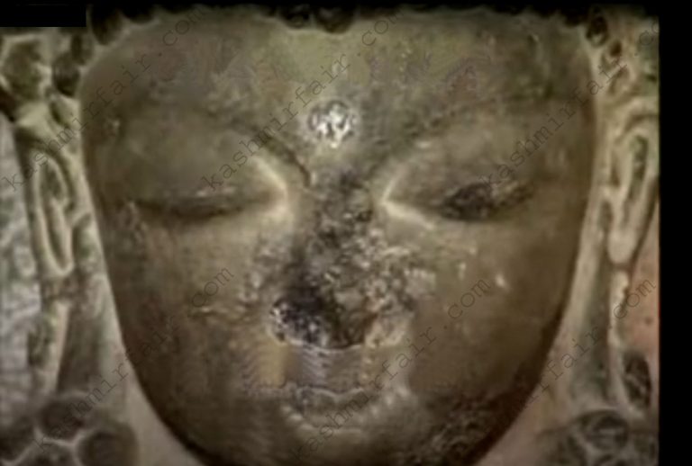 Kashmir Blog, Kashmir Fair, Buddha Idol Bronze sculpture in Kashmir