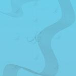 Abstract Blue Waves Digital Background