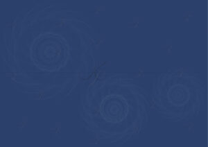 Abstract Spiral Patterns in Deep Blue A3