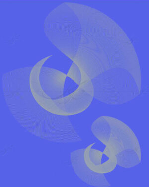 Ethereal Spirals Background Portrait