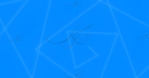 Abstract Blue Network FB Cover Template