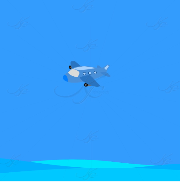 Aeroplane 2D Animation 1 Aeroplane 2D Animation