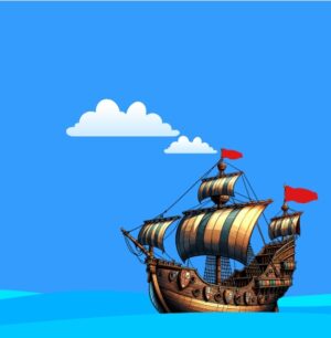 Ship Sailing Animation